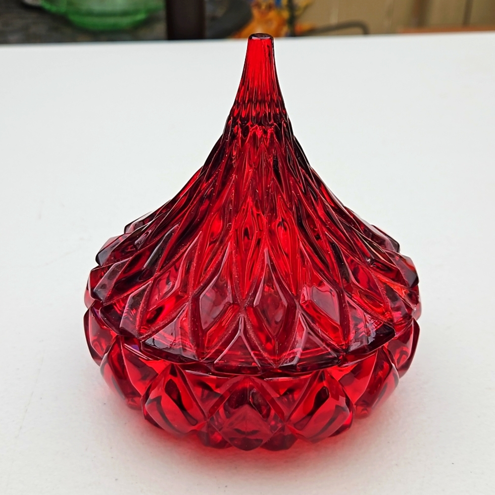 Hershey shaped, special edition crystal candy Dish